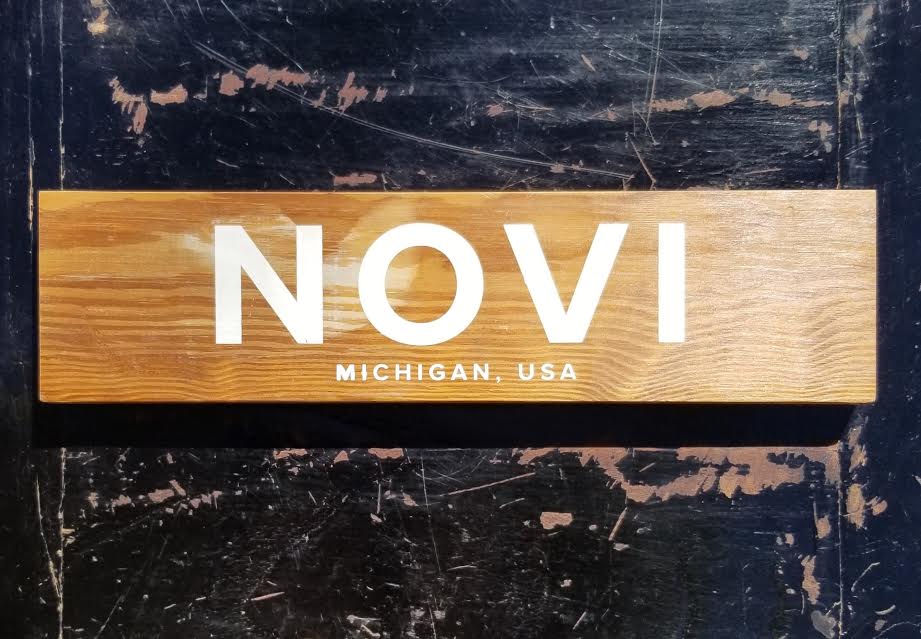 Novi Wall Sign