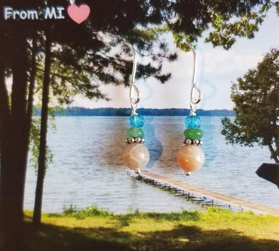 Petoskey Stone Earrings