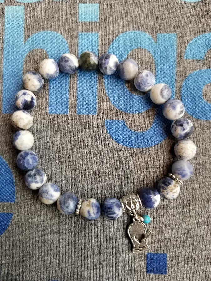 Denim Sodalite Bracelet