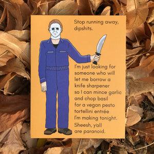 Micheal Myers Greeting Card